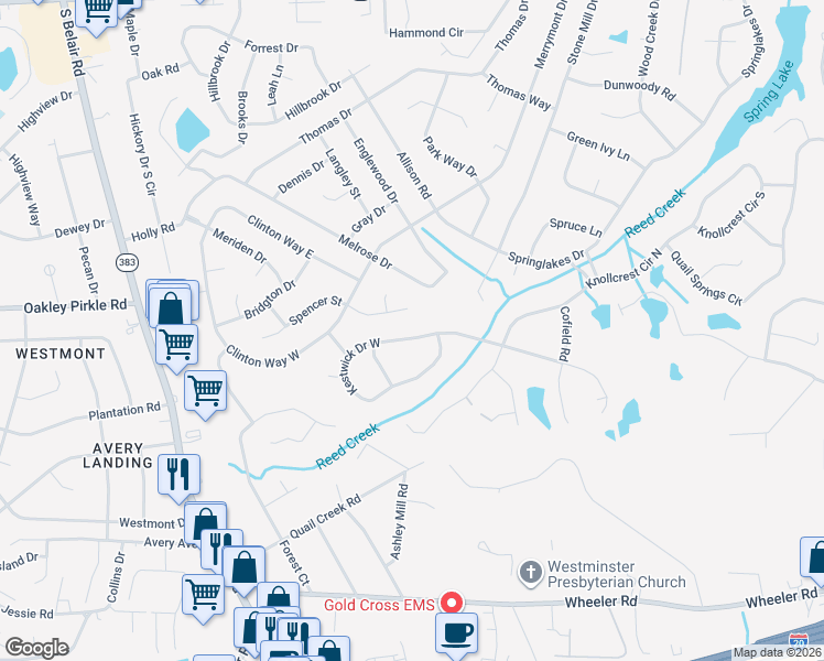 map of restaurants, bars, coffee shops, grocery stores, and more near 191 Kestwick Drive West in Martinez
