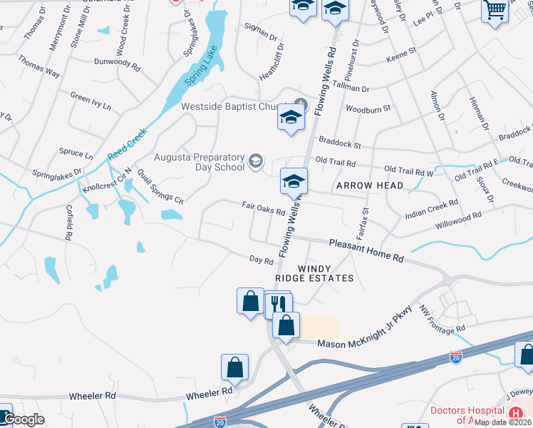 map of restaurants, bars, coffee shops, grocery stores, and more near 297 Twin Pines Drive in Martinez