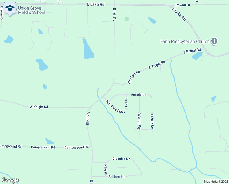 map of restaurants, bars, coffee shops, grocery stores, and more near 209 Enfield Lane in McDonough