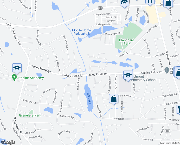 map of restaurants, bars, coffee shops, grocery stores, and more near 4628 Country Meadows Court in Martinez