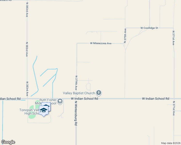 map of restaurants, bars, coffee shops, grocery stores, and more near 37736 West Heatherbrae Avenue in Tonopah