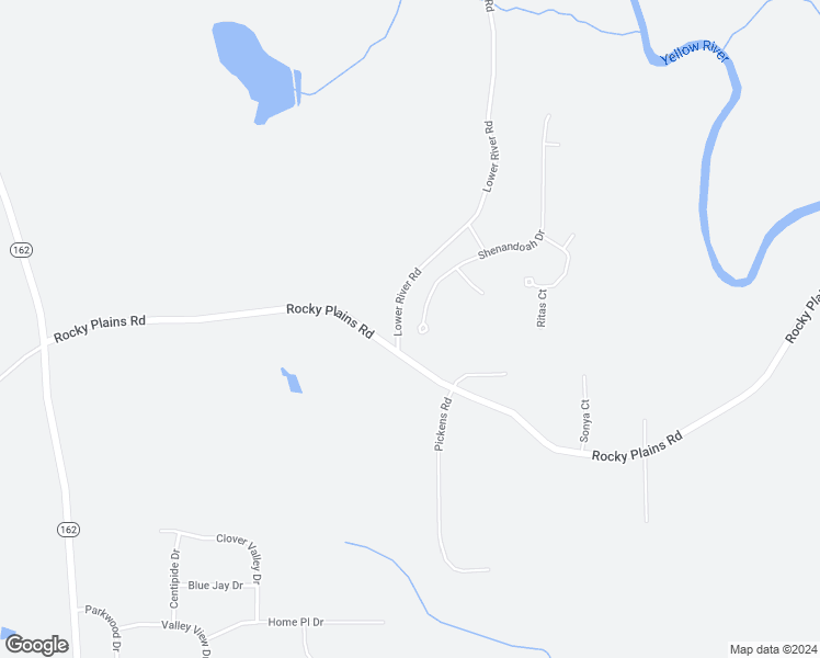 map of restaurants, bars, coffee shops, grocery stores, and more near 280 Shenandoah Drive in Covington