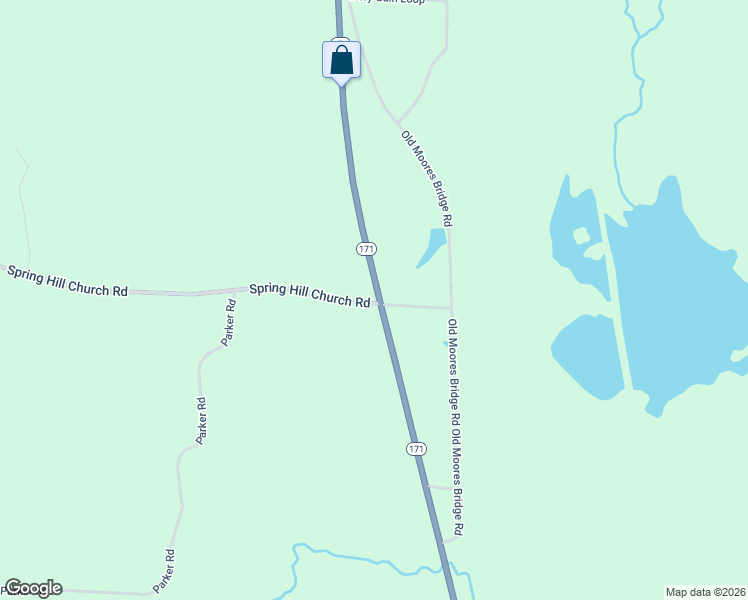 map of restaurants, bars, coffee shops, grocery stores, and more near 20226 Alabama 171 in Fayette