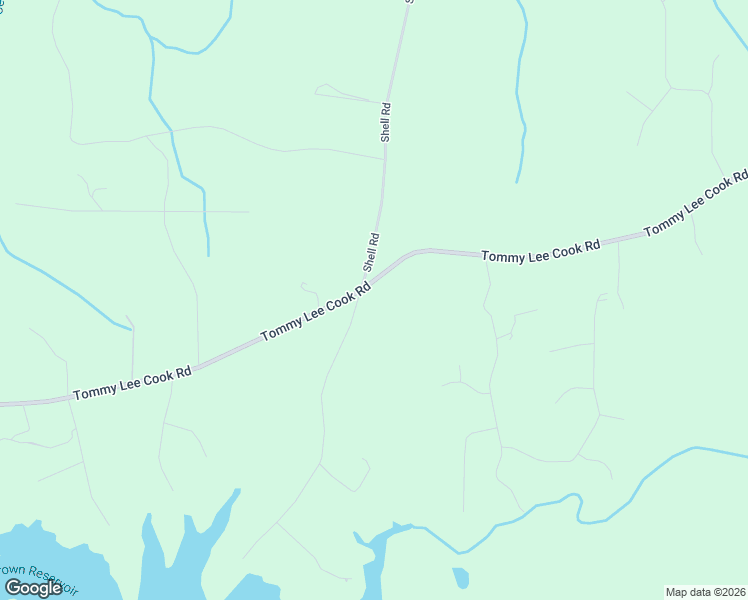 map of restaurants, bars, coffee shops, grocery stores, and more near 2350 Tommy Lee Cook Road in Palmetto