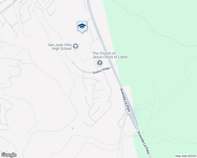 map of restaurants, bars, coffee shops, grocery stores, and more near 29291 Via Zamora in San Juan Capistrano