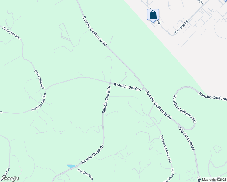 map of restaurants, bars, coffee shops, grocery stores, and more near 27300 Capricho Circle in Temecula