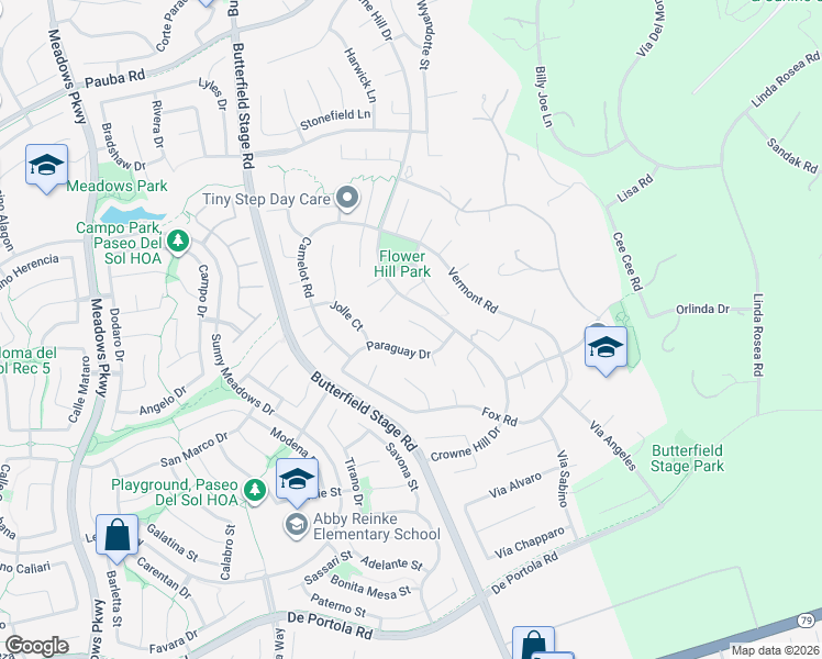 map of restaurants, bars, coffee shops, grocery stores, and more near 42927 Cinnamon Lane in Temecula
