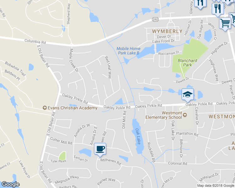 map of restaurants, bars, coffee shops, grocery stores, and more near 150 Crawford Drive in Martinez