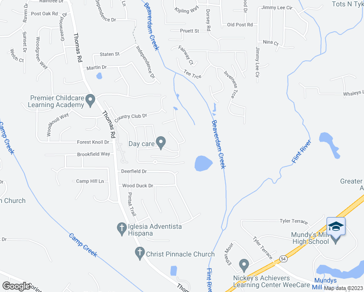 map of restaurants, bars, coffee shops, grocery stores, and more near 229 Marsh Glen Drive in Jonesboro