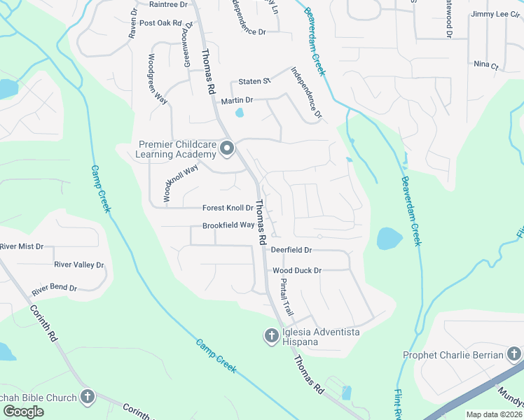 map of restaurants, bars, coffee shops, grocery stores, and more near 9400 Cypress Lane in Jonesboro
