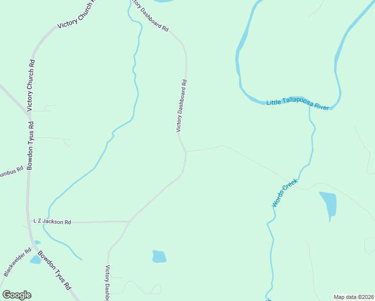 map of restaurants, bars, coffee shops, grocery stores, and more near 0 Old Word Road in Bowdon