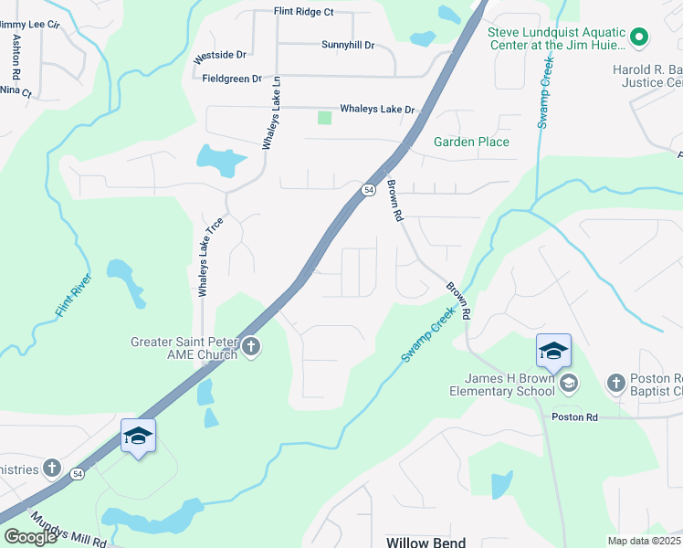 map of restaurants, bars, coffee shops, grocery stores, and more near 495 Dahlia Drive in Jonesboro