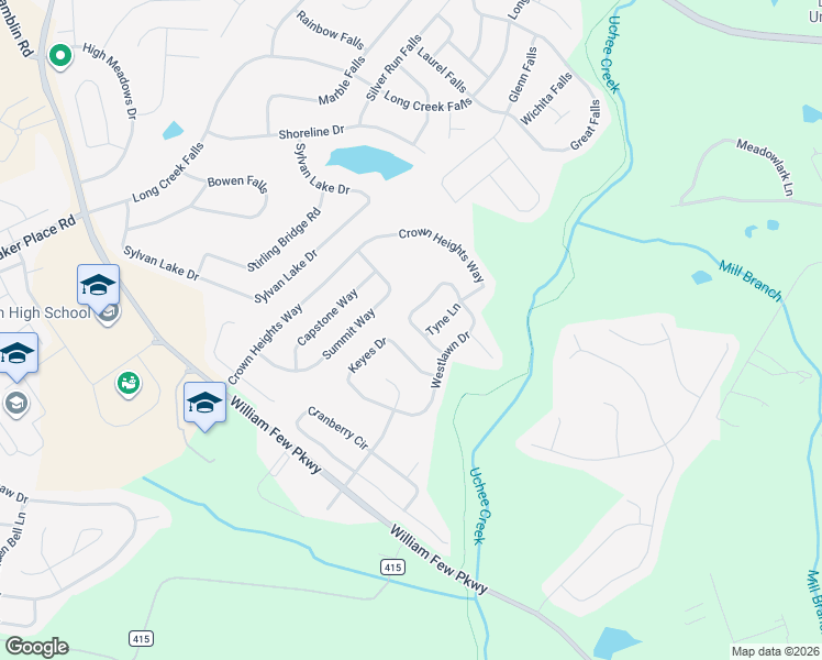 map of restaurants, bars, coffee shops, grocery stores, and more near 878 Westlawn Drive in Grovetown