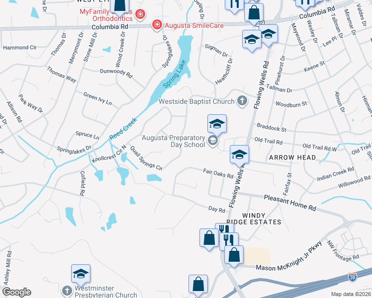 map of restaurants, bars, coffee shops, grocery stores, and more near 4218 Quail Springs Circle in Martinez