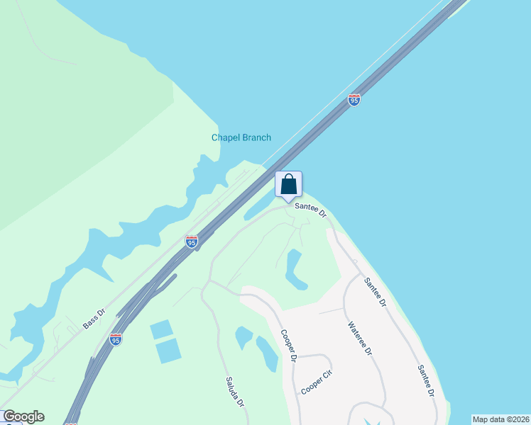 map of restaurants, bars, coffee shops, grocery stores, and more near 630 Santee Drive in Santee