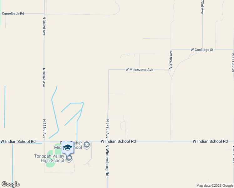 map of restaurants, bars, coffee shops, grocery stores, and more near 4407 North 379th Avenue in Tonopah