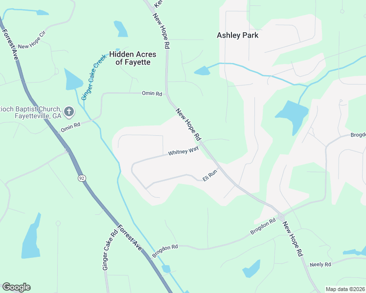 map of restaurants, bars, coffee shops, grocery stores, and more near 125 Whitney Way in Fayetteville