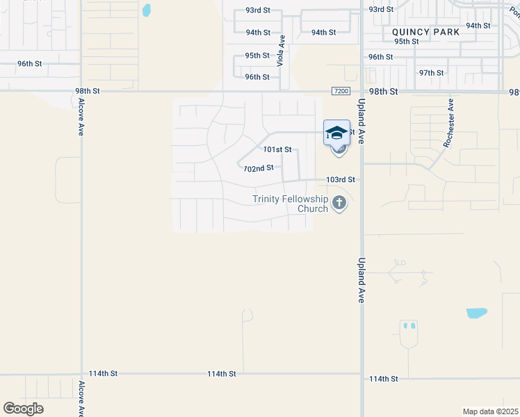 map of restaurants, bars, coffee shops, grocery stores, and more near 7431 104th Street in Lubbock