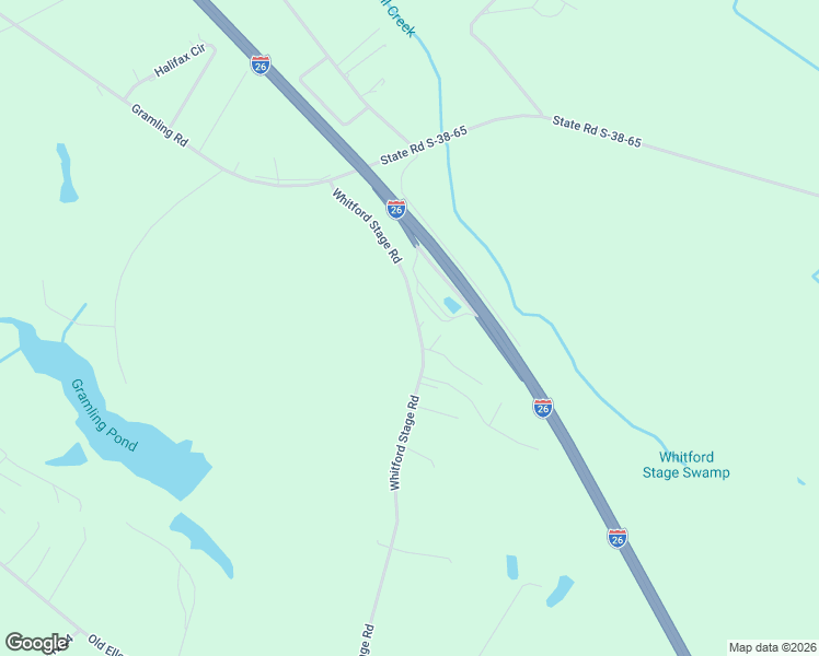 map of restaurants, bars, coffee shops, grocery stores, and more near 209 Whitford Stage Road in Orangeburg