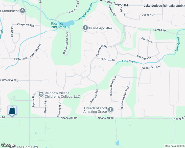 map of restaurants, bars, coffee shops, grocery stores, and more near 9349 Magnolia Crest in Jonesboro