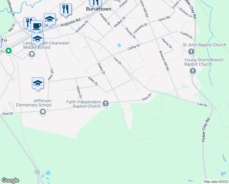 map of restaurants, bars, coffee shops, grocery stores, and more near 200 Daley Drive in Warrenville
