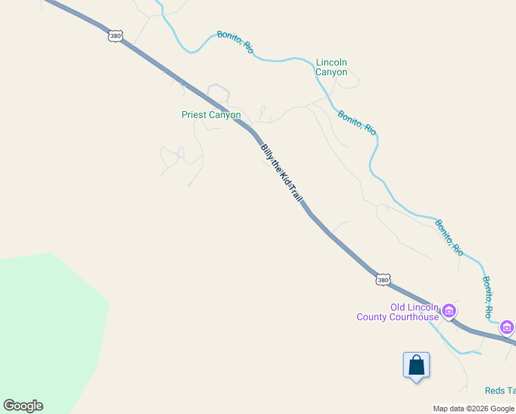 map of restaurants, bars, coffee shops, grocery stores, and more near 9699 Billy the Kid Trail in Lincoln