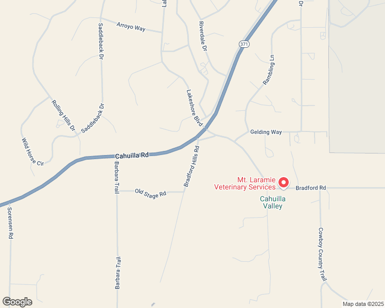 map of restaurants, bars, coffee shops, grocery stores, and more near 49011 California 371 in Aguanga