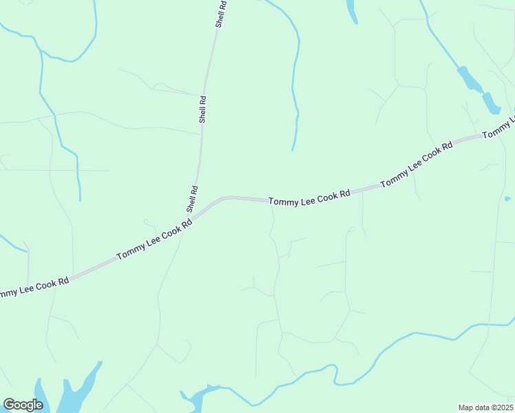 map of restaurants, bars, coffee shops, grocery stores, and more near 2346 Tommy Lee Cook Road in Palmetto