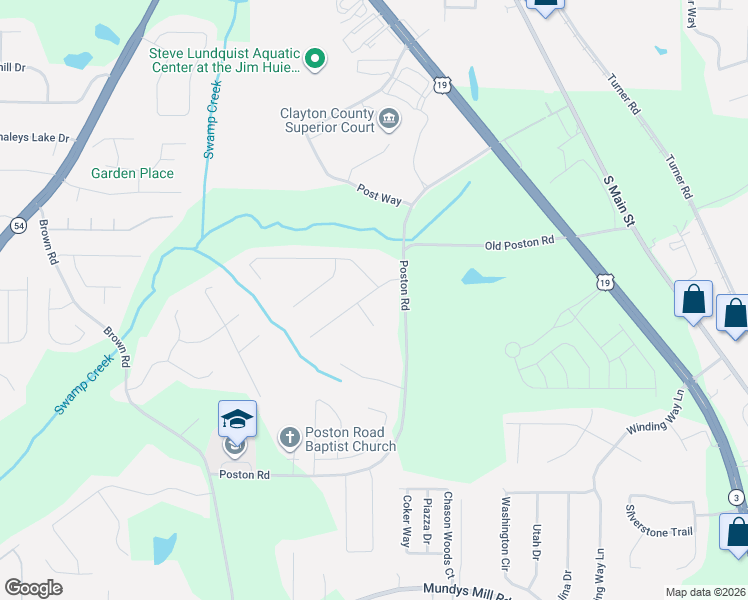 map of restaurants, bars, coffee shops, grocery stores, and more near 1007 Leeward Lane in Jonesboro