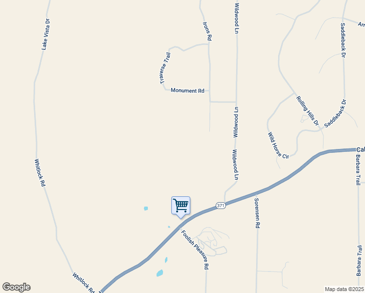 map of restaurants, bars, coffee shops, grocery stores, and more near 42955 Irons Road in Aguanga