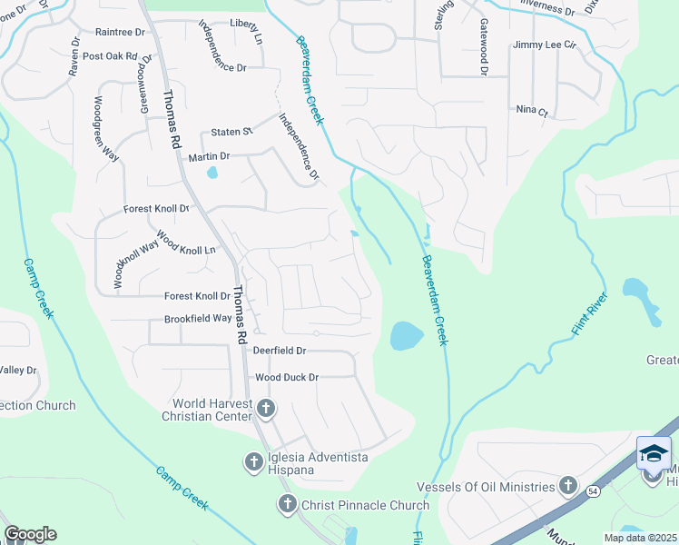 map of restaurants, bars, coffee shops, grocery stores, and more near 164 Marsh Glen Drive in Jonesboro