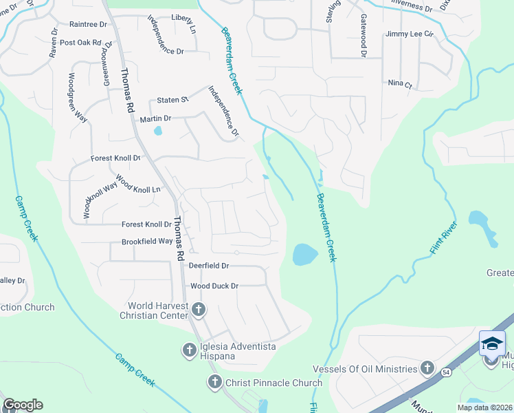 map of restaurants, bars, coffee shops, grocery stores, and more near 168 Marsh Glen Drive in Jonesboro
