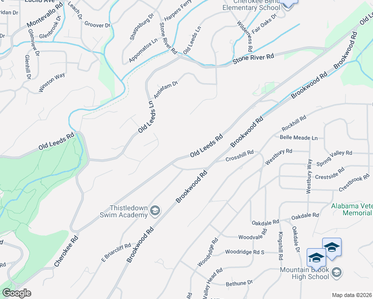 map of restaurants, bars, coffee shops, grocery stores, and more near 4200 Old Leeds Road in Birmingham