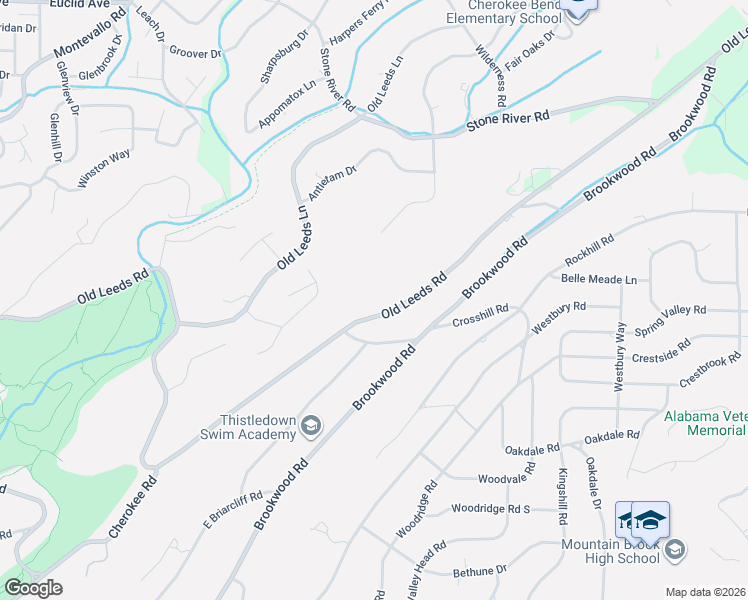 map of restaurants, bars, coffee shops, grocery stores, and more near 4200 Old Leeds Road in Birmingham