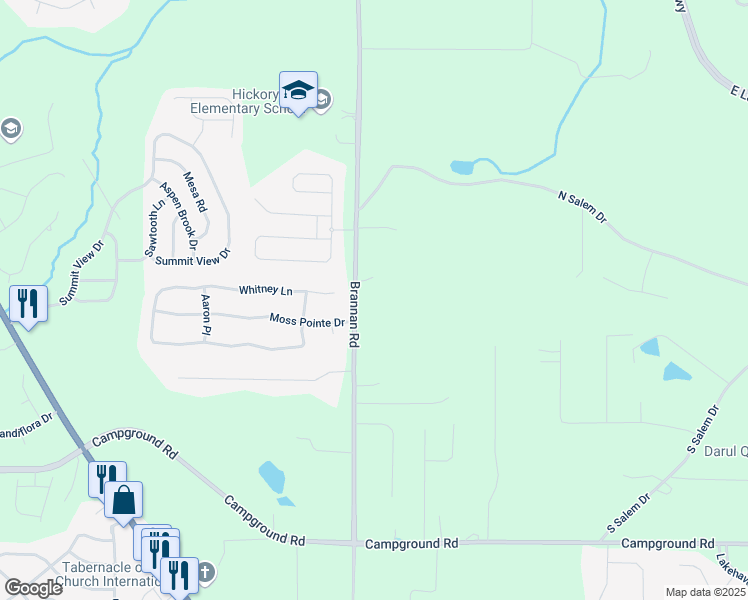 map of restaurants, bars, coffee shops, grocery stores, and more near 618 Brannan Road in McDonough