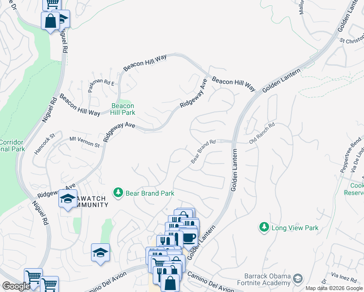 map of restaurants, bars, coffee shops, grocery stores, and more near 3 Moss Landing in Laguna Niguel