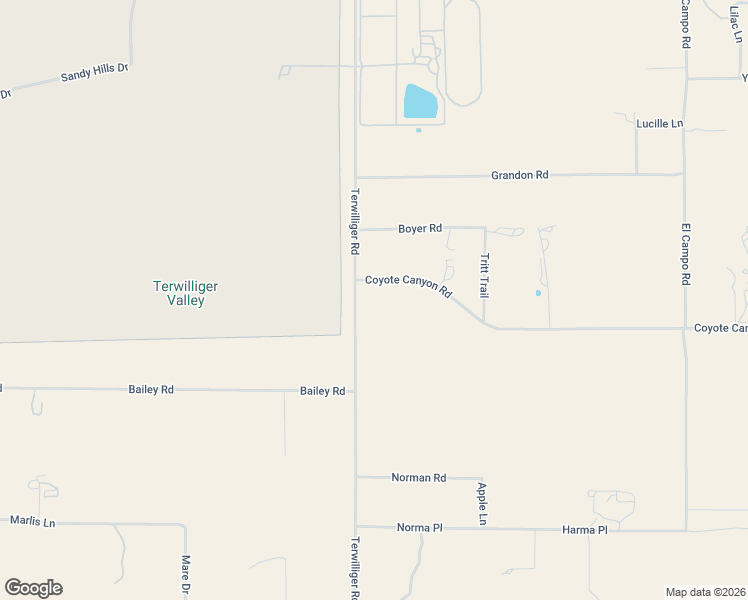 map of restaurants, bars, coffee shops, grocery stores, and more near 59083 Coyote Canyon Road in Anza