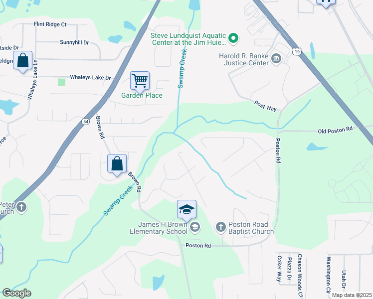 map of restaurants, bars, coffee shops, grocery stores, and more near 9347 Haley Court in Jonesboro