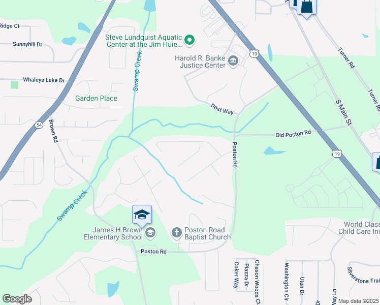 map of restaurants, bars, coffee shops, grocery stores, and more near 971 Stormy Lane in Jonesboro