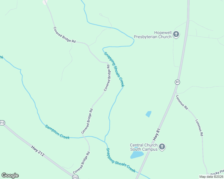 map of restaurants, bars, coffee shops, grocery stores, and more near 443-491 Covered Bridge Road in Covington