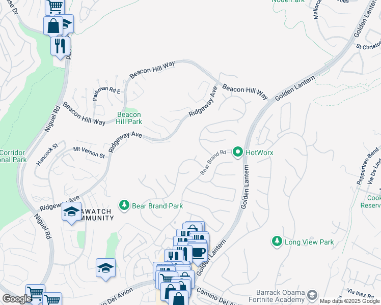 map of restaurants, bars, coffee shops, grocery stores, and more near 1 Moss Landing in Laguna Niguel