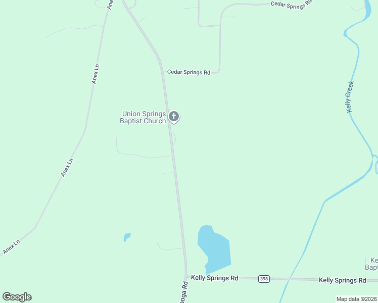 map of restaurants, bars, coffee shops, grocery stores, and more near 3568 Eastaboga Road in Talladega