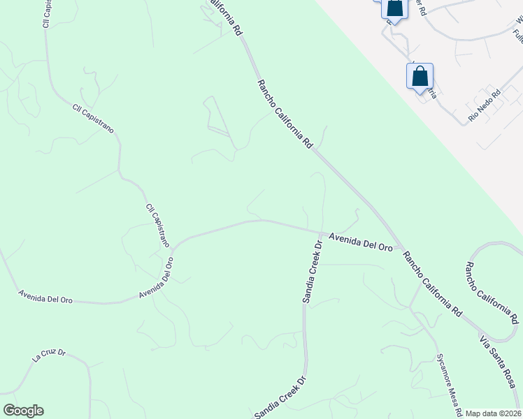 map of restaurants, bars, coffee shops, grocery stores, and more near 27120 Avenida Del Oro in Temecula