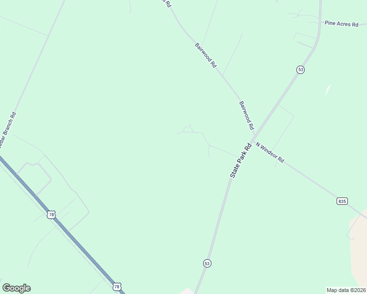 map of restaurants, bars, coffee shops, grocery stores, and more near 359 State Park Road in Windsor