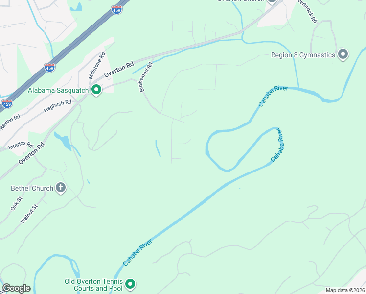 map of restaurants, bars, coffee shops, grocery stores, and more near 4309 Palisades Road in Irondale