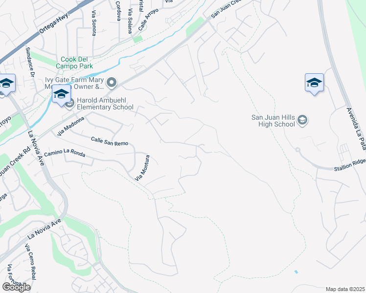 map of restaurants, bars, coffee shops, grocery stores, and more near 28431 Avenida La Mancha in San Juan Capistrano