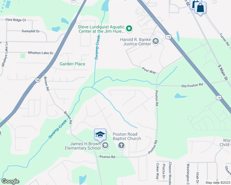 map of restaurants, bars, coffee shops, grocery stores, and more near 891 Stormy Lane in Jonesboro