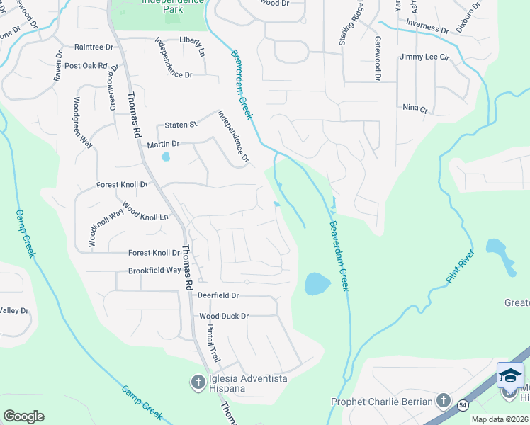 map of restaurants, bars, coffee shops, grocery stores, and more near 9432 Mulligan Court in Jonesboro