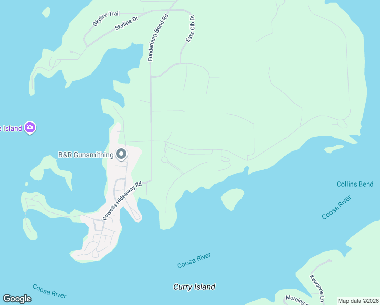 map of restaurants, bars, coffee shops, grocery stores, and more near 1172 Ranch Marina Road in Pell City