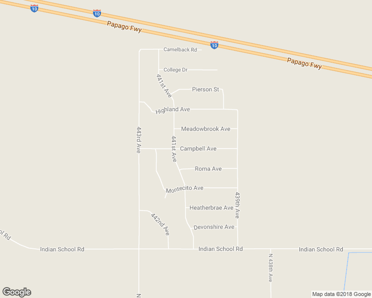 map of restaurants, bars, coffee shops, grocery stores, and more near Campbell Avenue in Tonopah